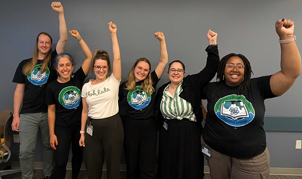 Members of OHSU Postdoc Workers United