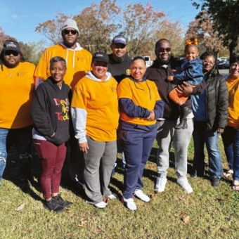 IAM Air Transport members at a charity fundraiser in North Carolina