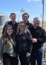 Family photo on family farm Family photo on family farm