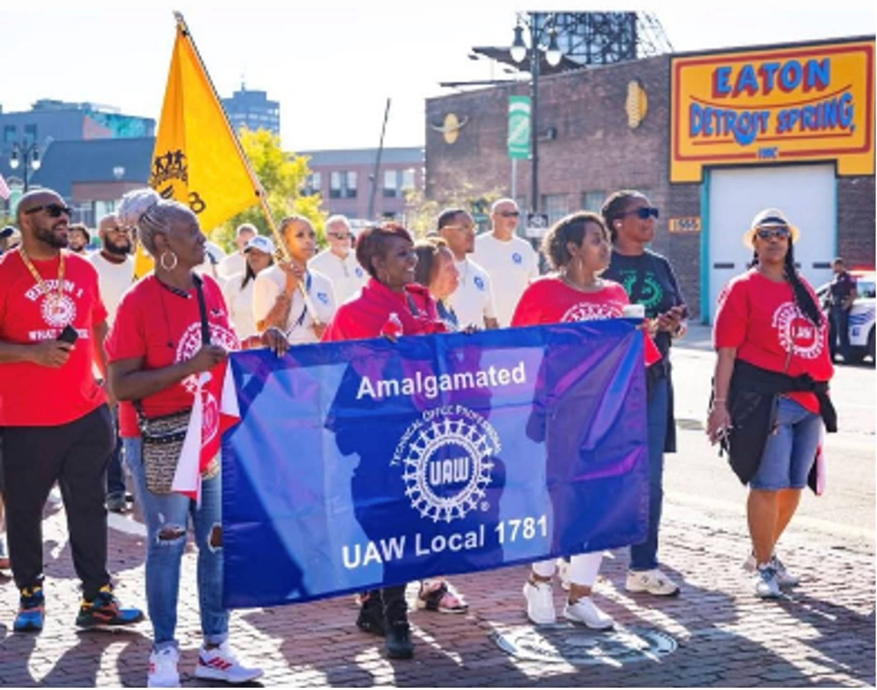 1781-labor-day-1 UAW Region 1, Amalgamated Local 1781, Blue Cross Blue Shield of MI and Blue Care Network marching in celebration of the 2025 Labor Day Parade