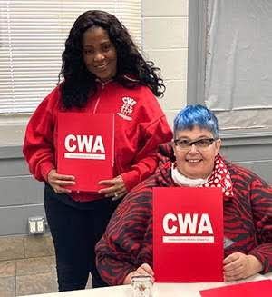 Photo from a CWA steward training for Beneficial State Bank workers.