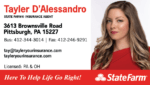 State Farm – Tayler D’Alessandro Insurance Agency